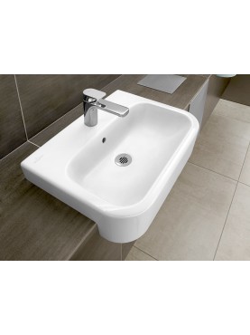 Villeroy & Boch Architectura 55 x 43cm Semi-Recessed Washbasin White - 41905501