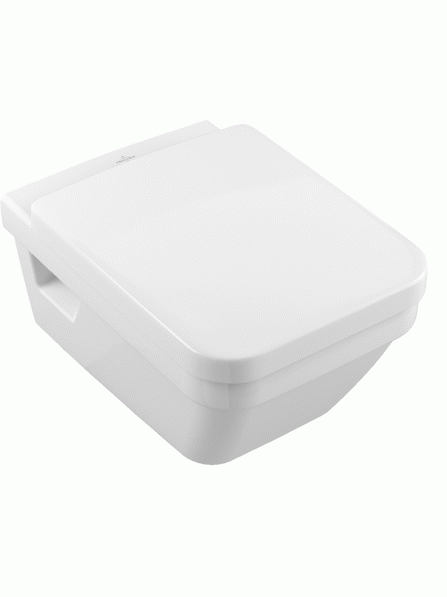 Villeroy & Boch Architectura Wall Mounted Square Rimless Pan White - 5685R001