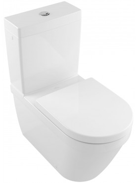 Villeroy & Boch Architectura Floor Standing Back To Wall Close Coupled Rimless Pan White - 5691R001