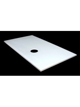 Diamond 1250 x 1250 Square Wet Room Complete Shower Tray Base Kit - D03STC